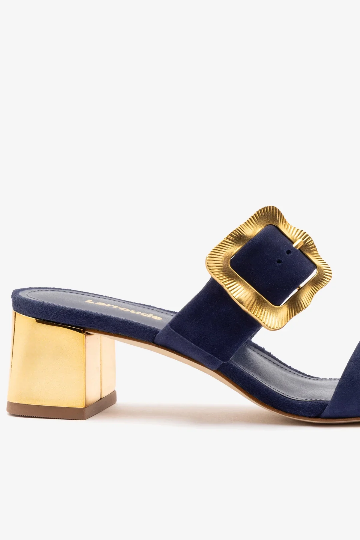 Mule Maria Camurça Azul - Image 4