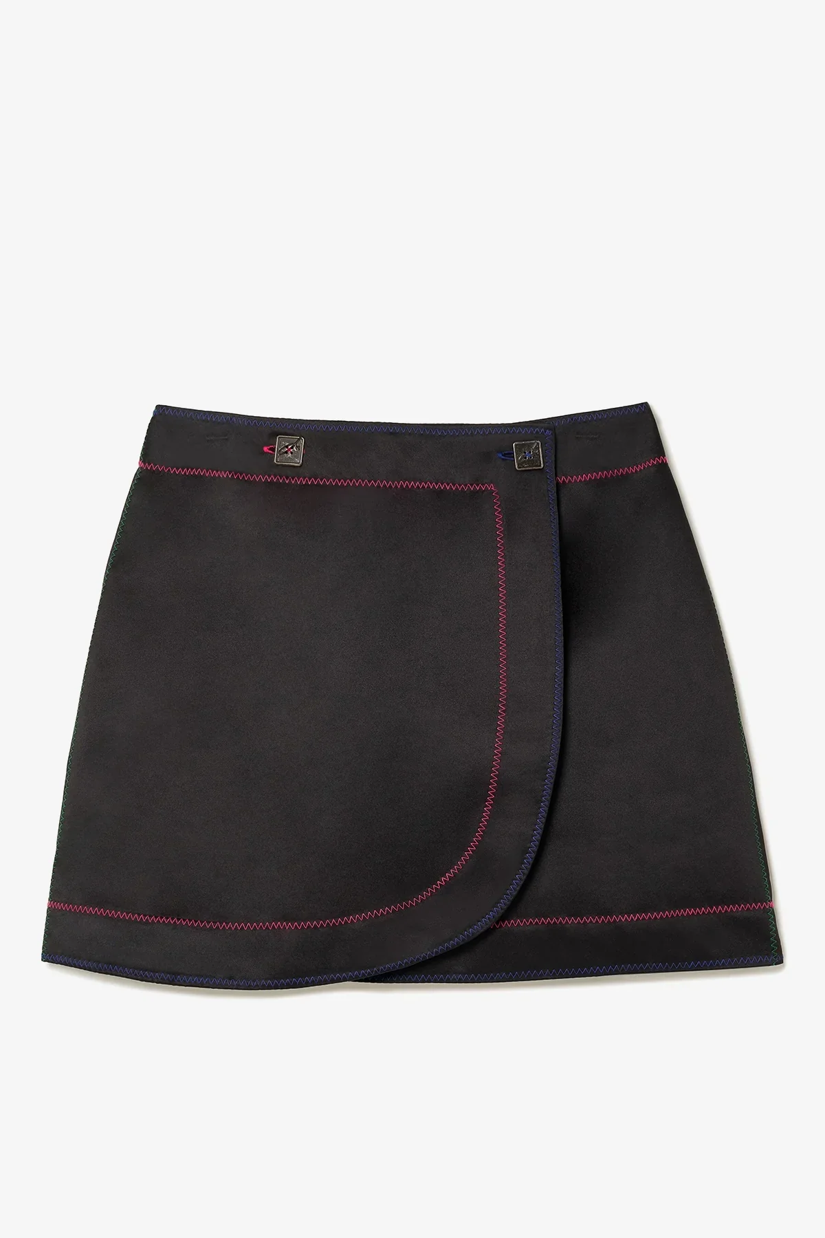 Mini Saia Marina Cetim Preto