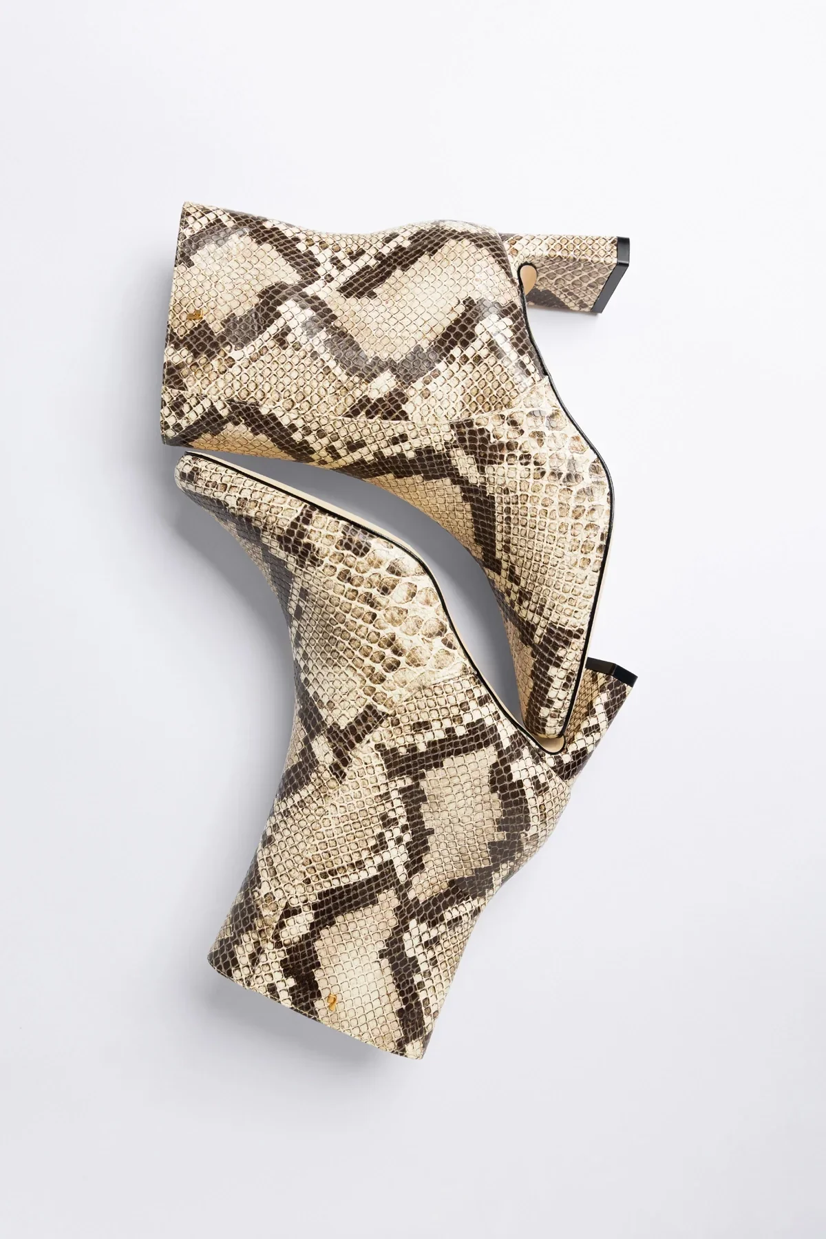 Bota Alexis Couro Cobra Bege - Image 2