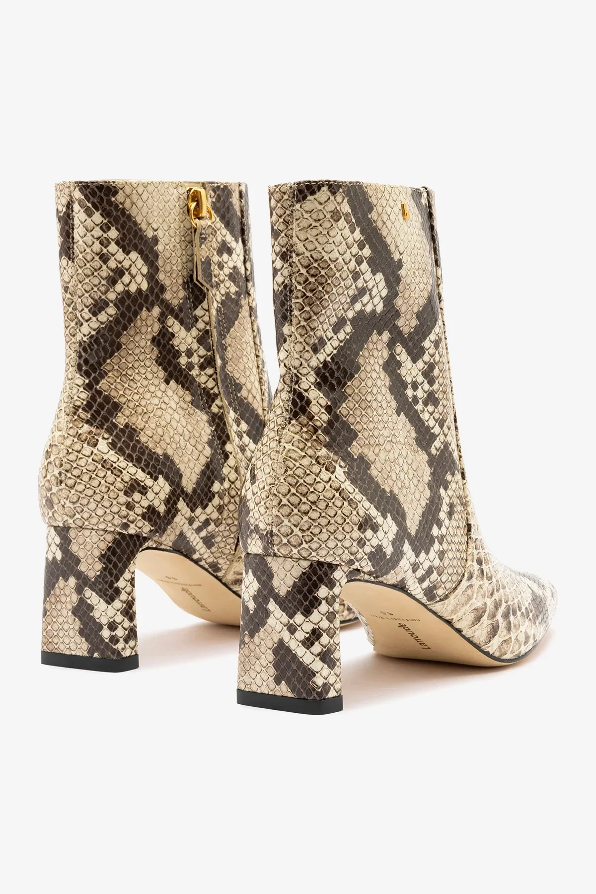 Bota Alexis Couro Cobra Bege - Image 4