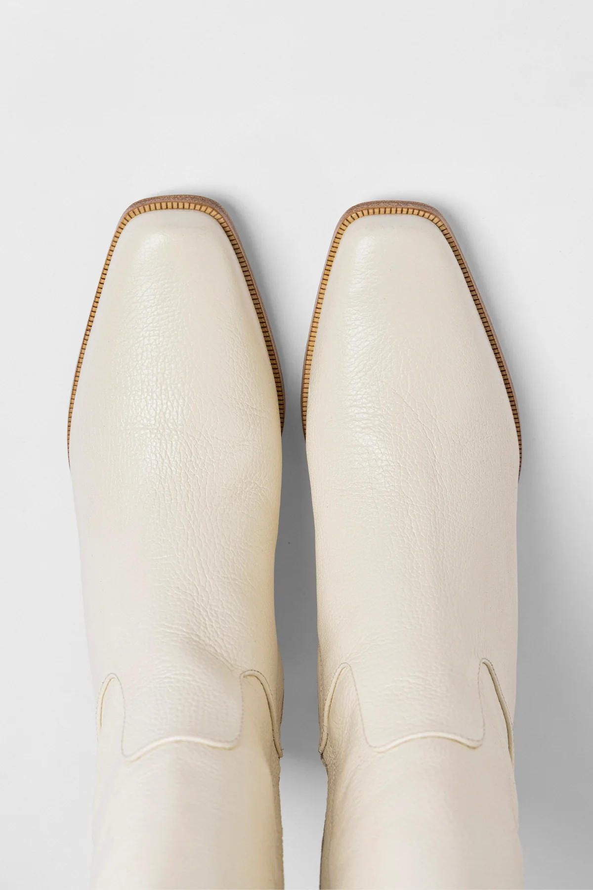 Bota Alexis Couro Off White - Image 5