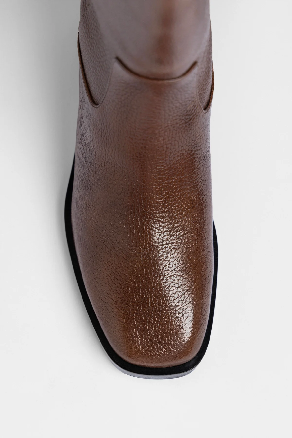 Bota Anne Couro Marrom - Image 4