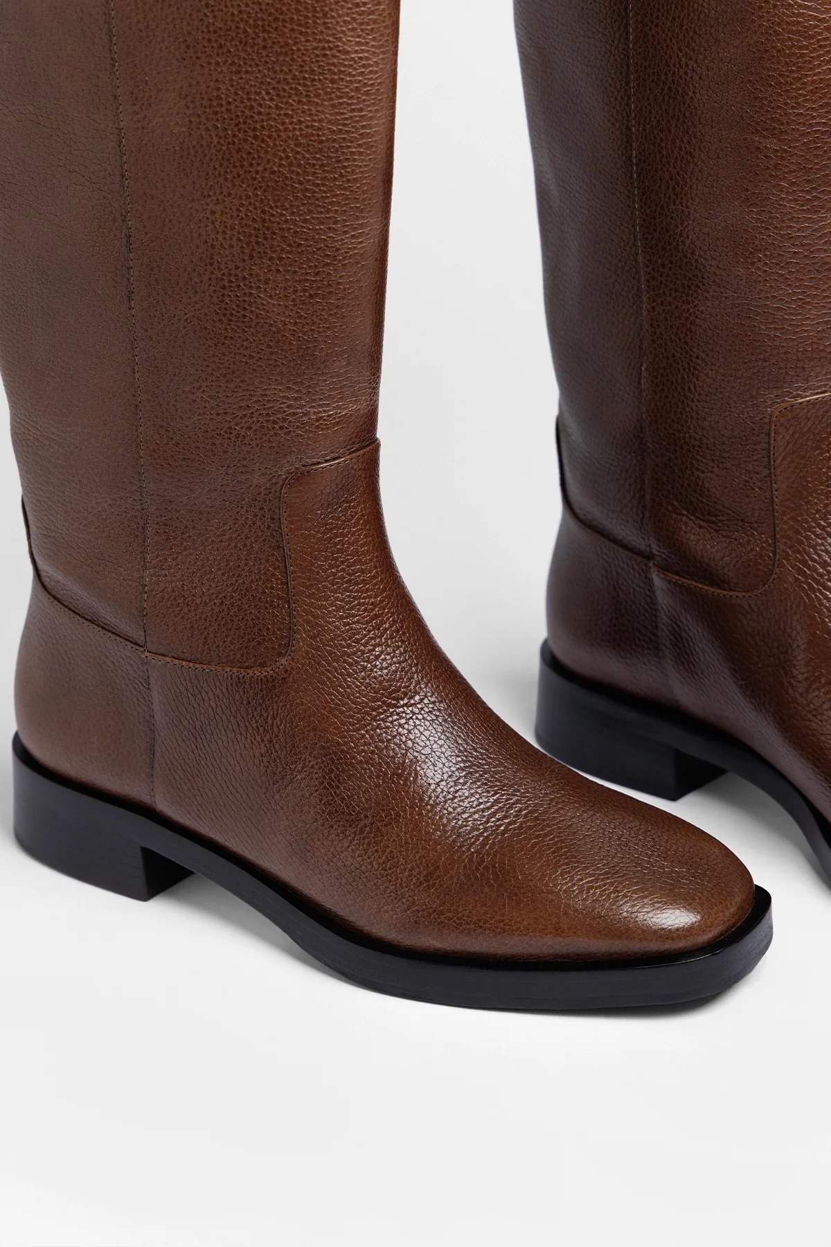 Bota Anne Couro Marrom - Image 5