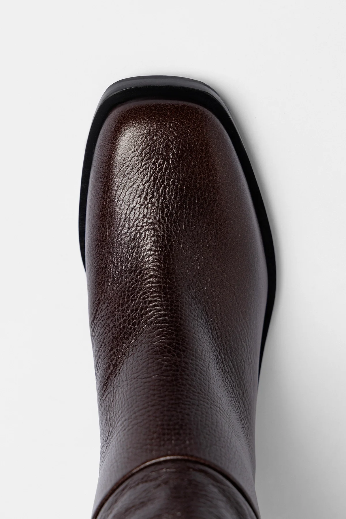 Bota Cano Largo Ricky Couro Marrom - Image 3