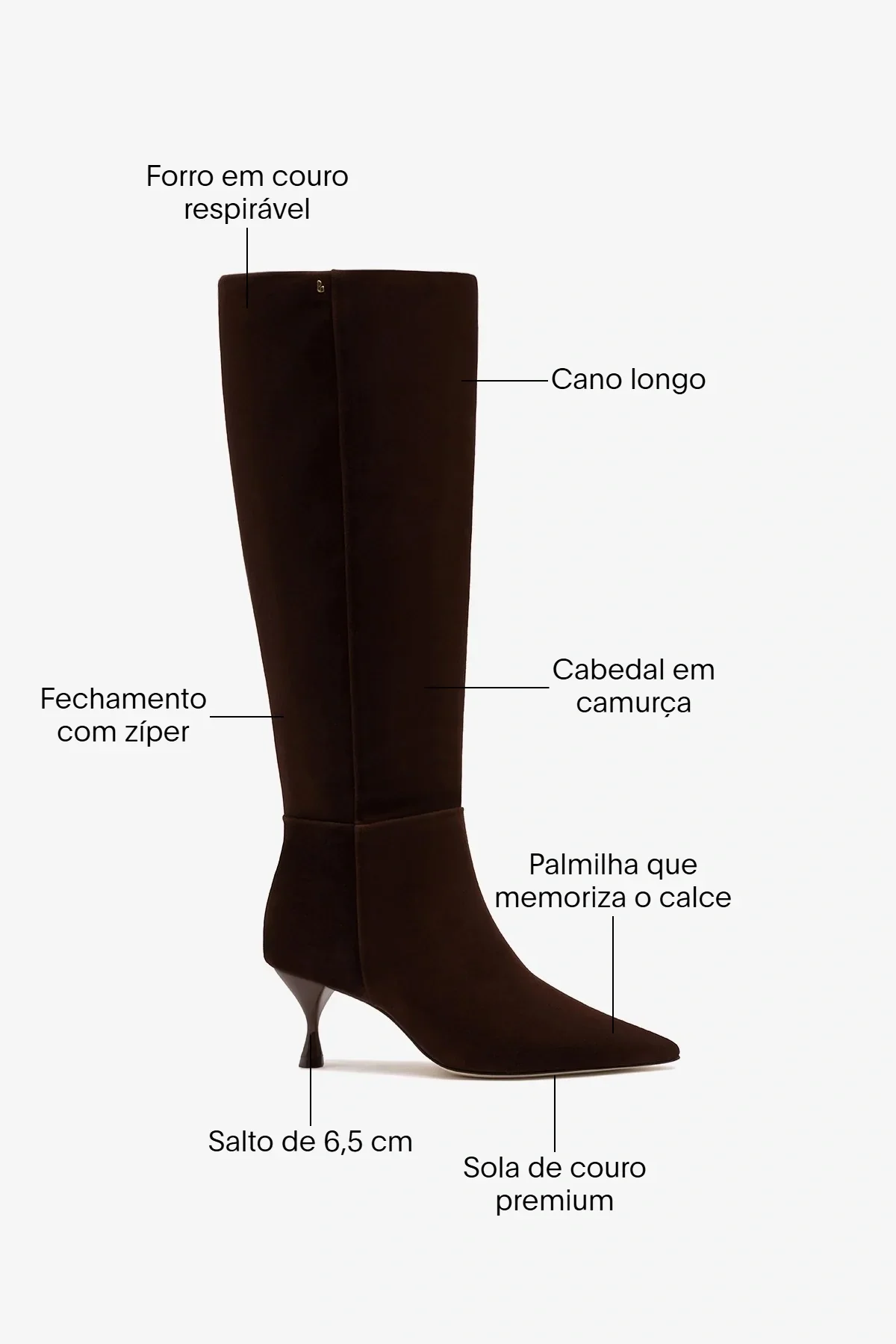 Bota Georgia Camurça Marrom - Image 6