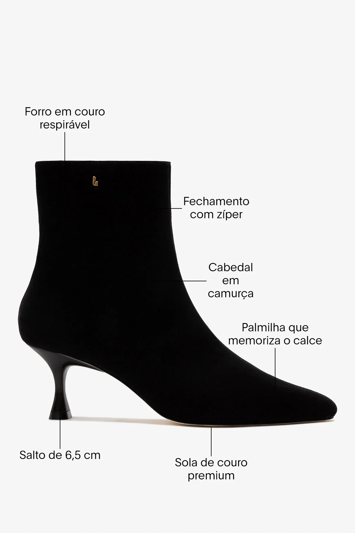 Bota Ines Camurça Preto - Image 6