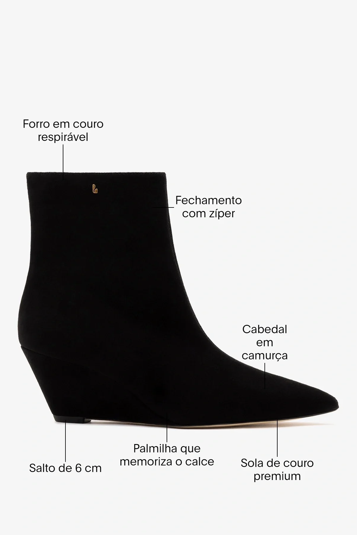 Bota Loulou Camurça Preto - Image 6