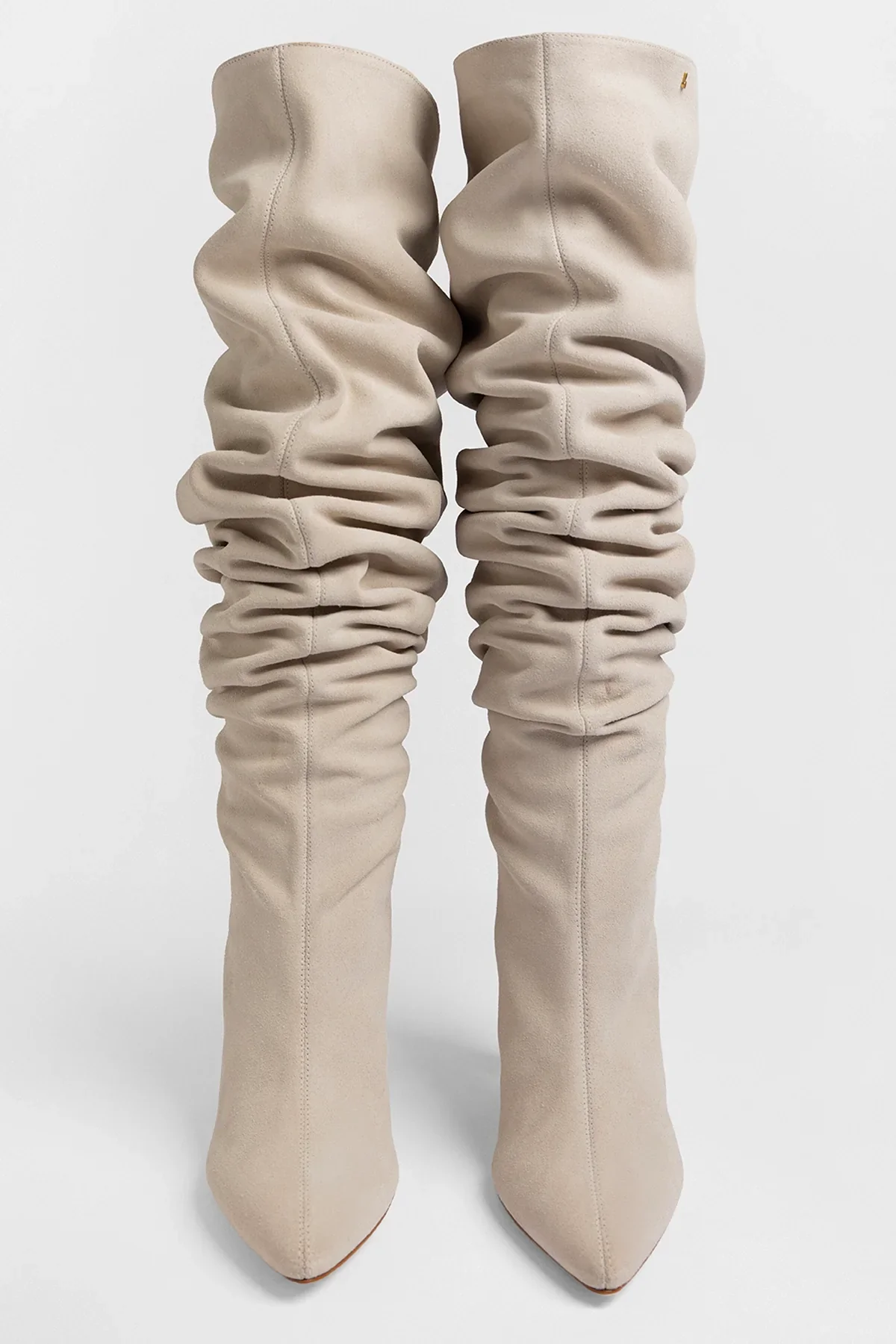Bota Slouch Cindy Camurça Cinza - Image 3