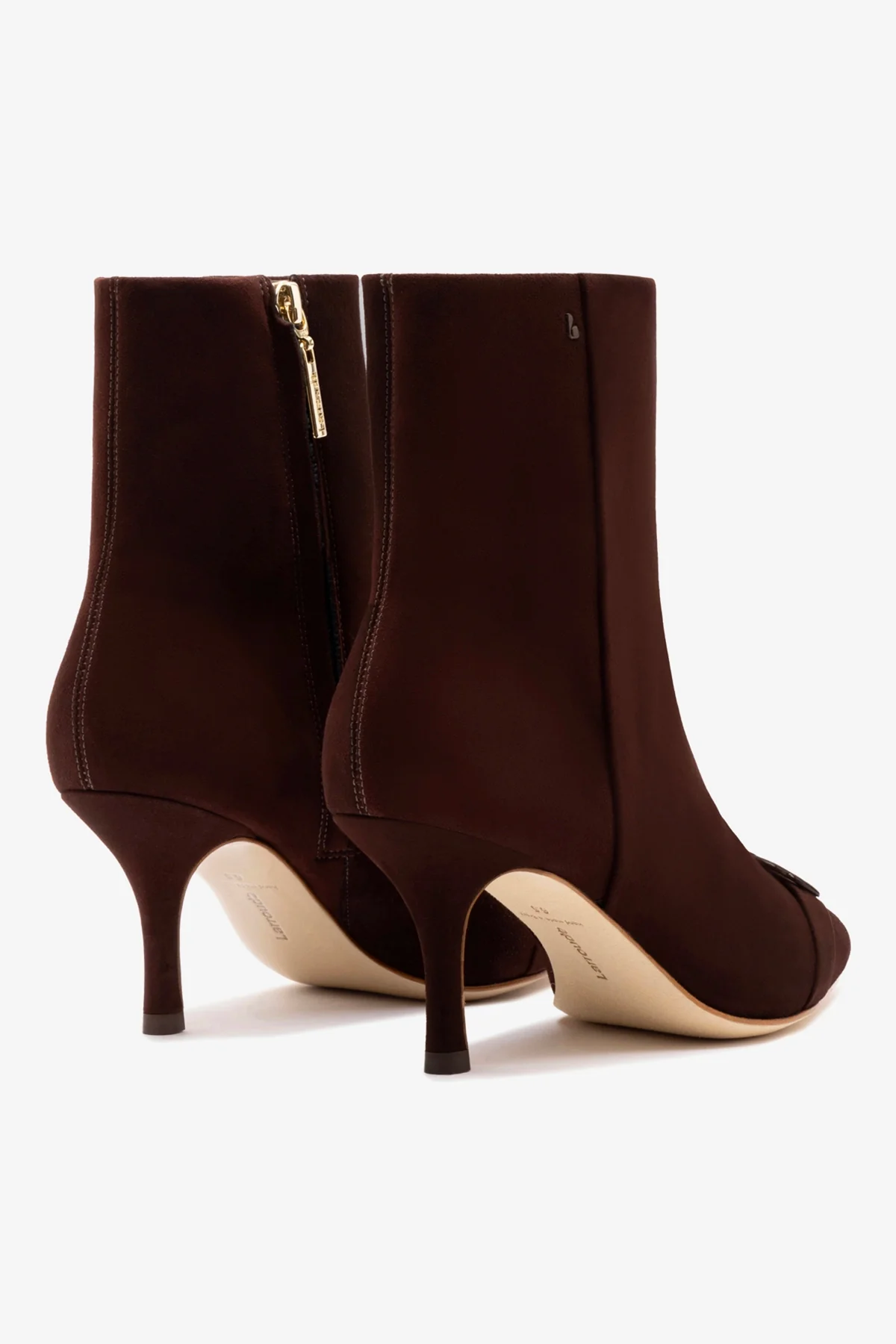Bota Kate Mini Camurça Marrom - Image 7