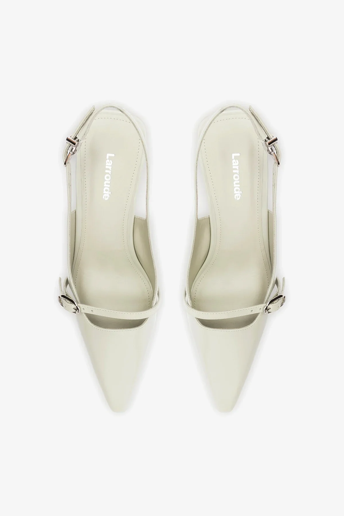 Slingback Ines Couro Cinza - Image 6