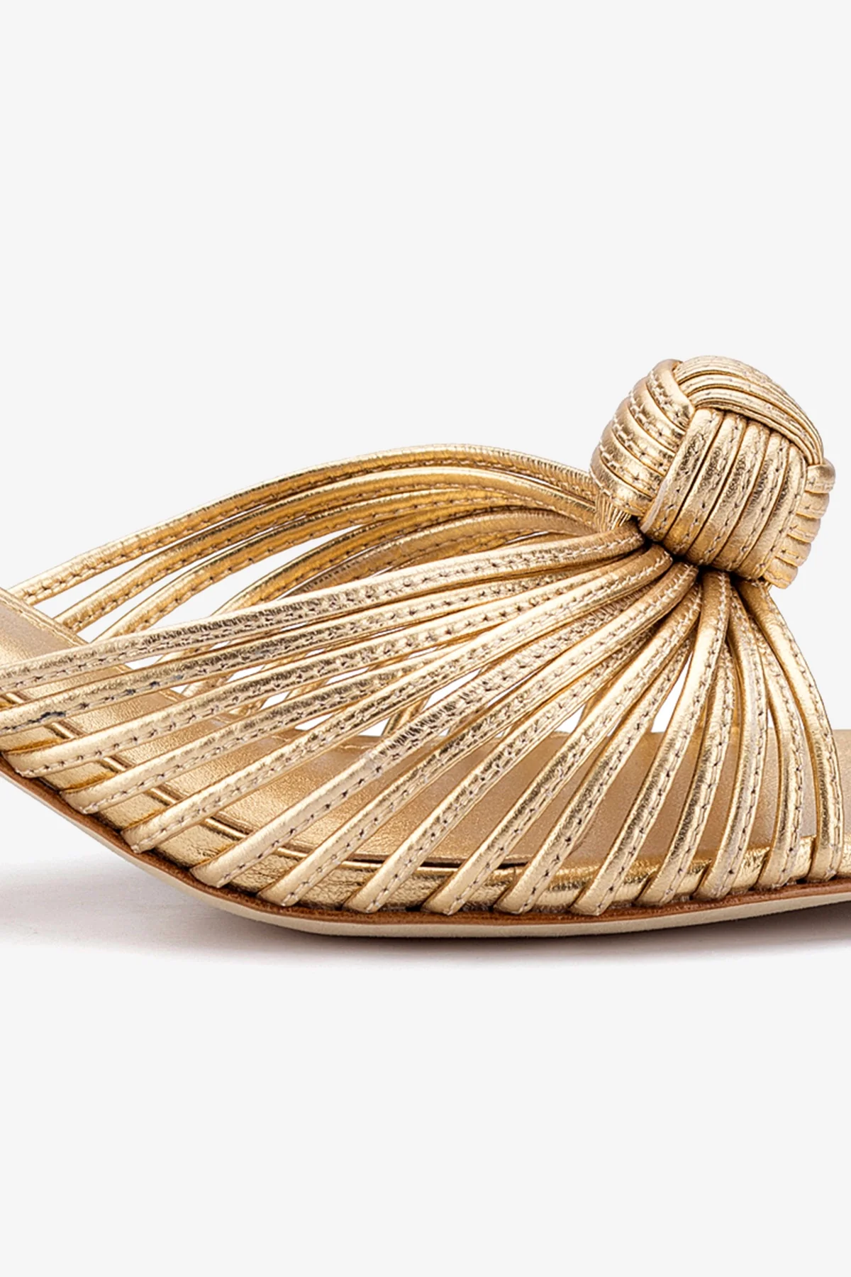 Mule Valerie Couro Dourado - Image 3