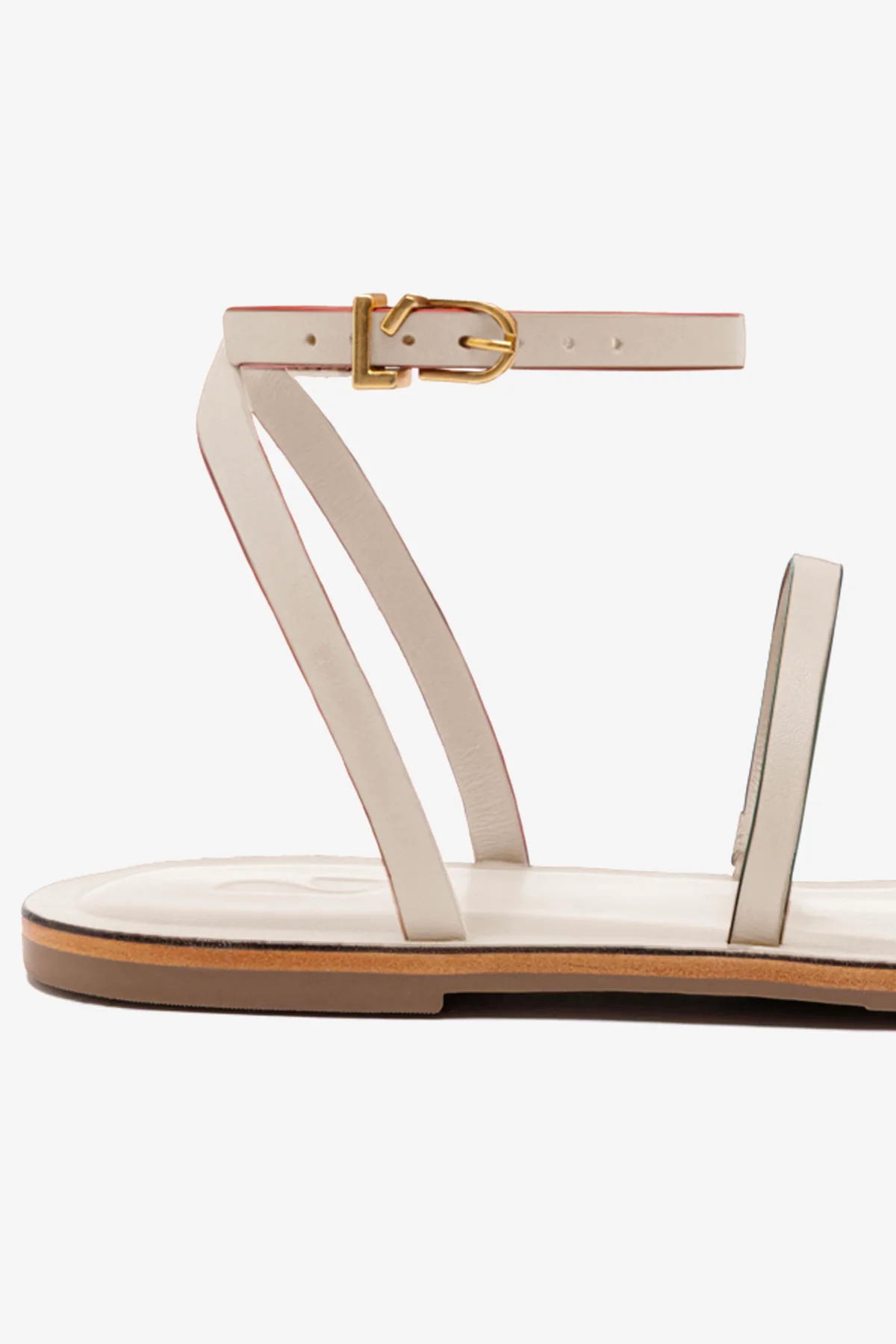Flat Biarritz Couro Off White - Image 4