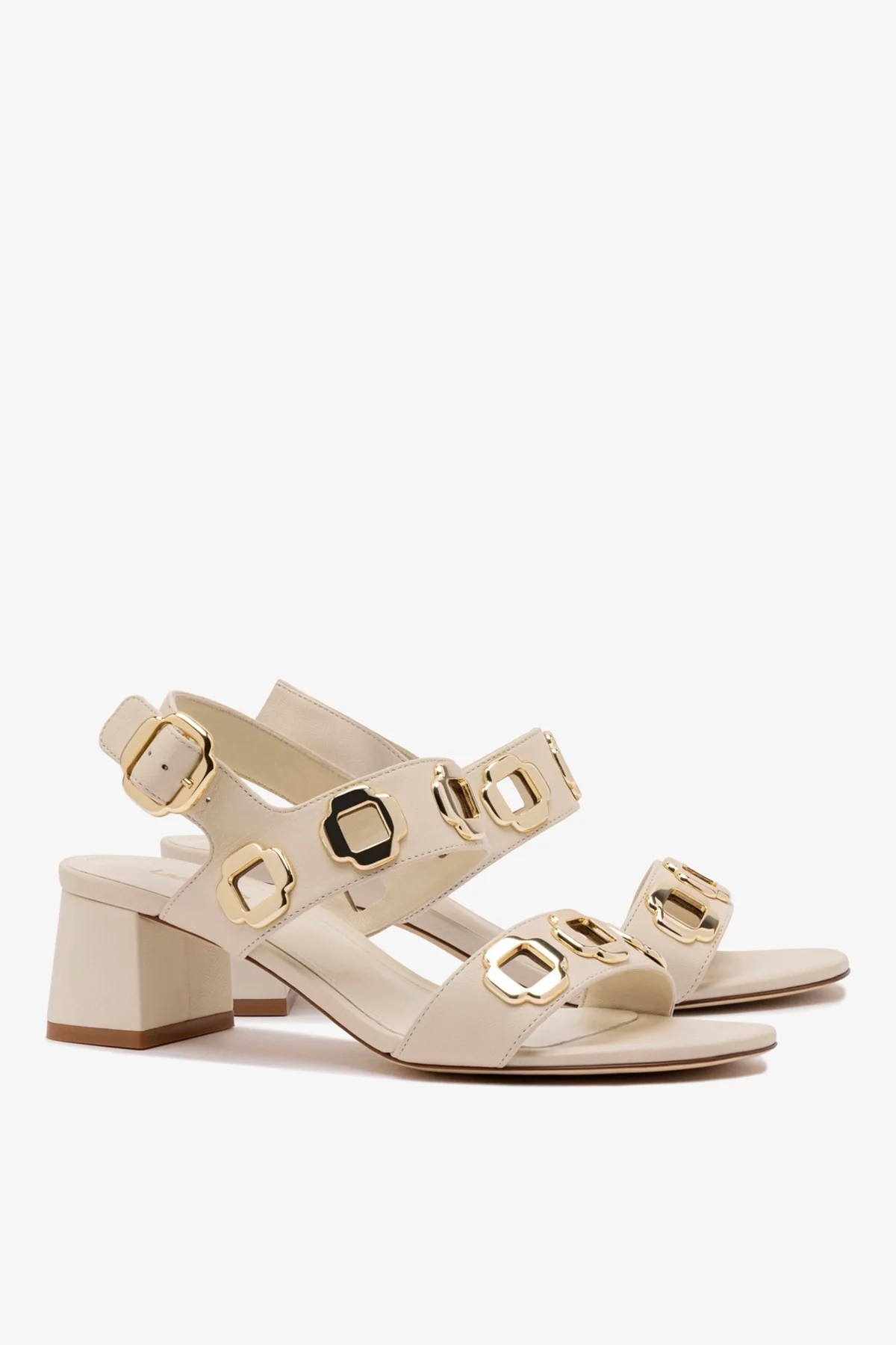 Sandália Milan Couro Off White - Image 3