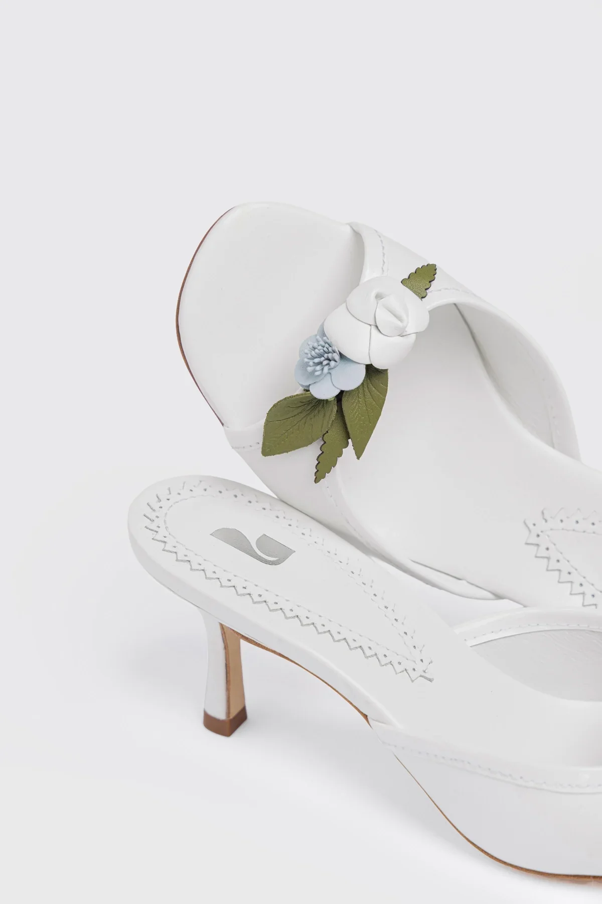 Mule Juliette Couro Branco - Image 6