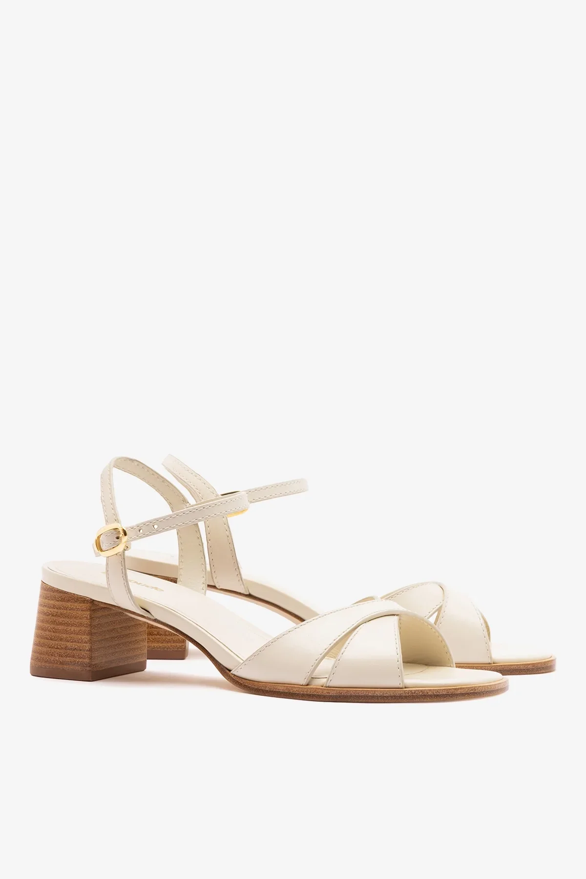 Sandália Roma Couro Off White - Image 3
