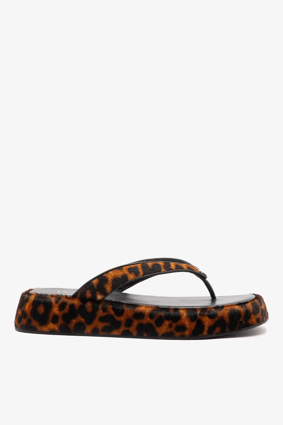 Sandália Roxy Couro Leopardo