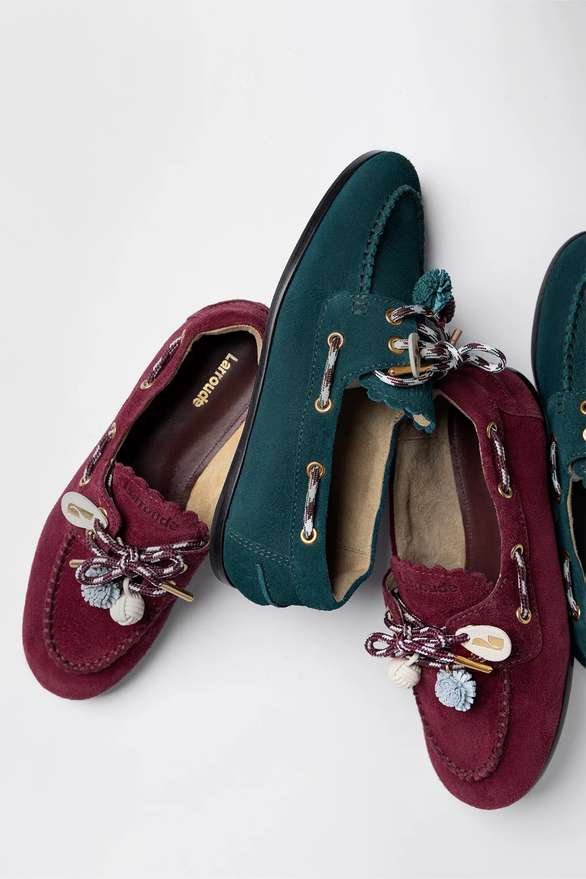 Mocassim Boat Shoe Cyprus Camurça Bordô - Image 5