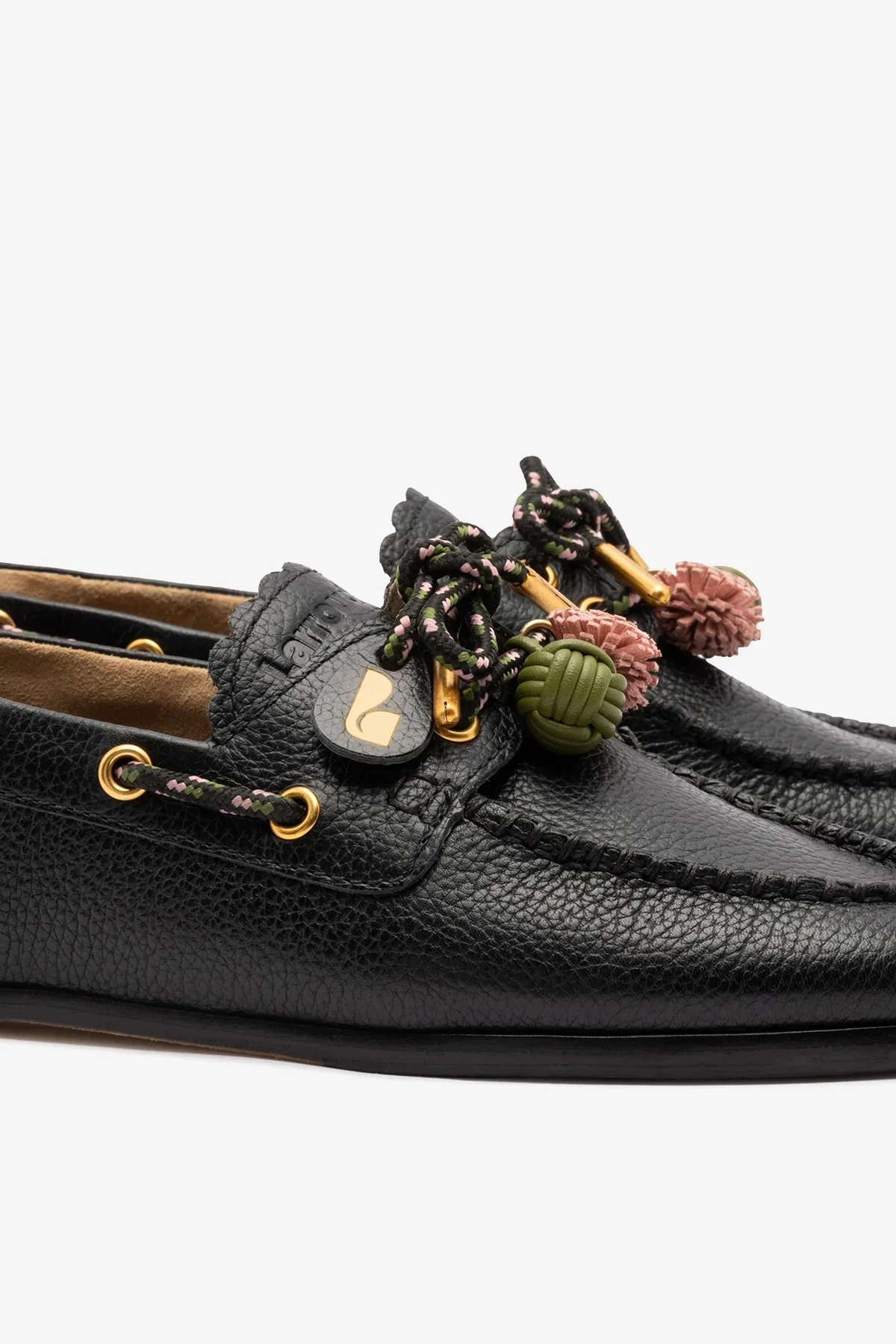 Mocassim Boat Shoe Cyprus Couro Preto - Image 6