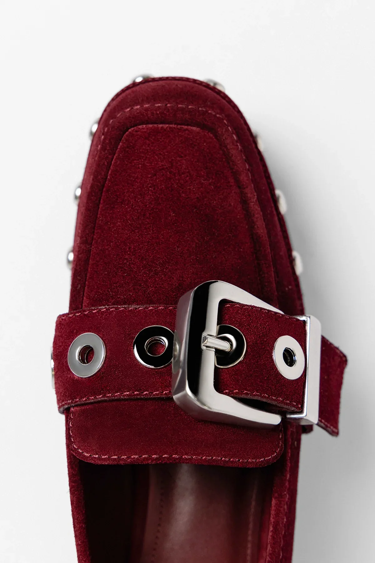 Mocassim Flatform Stewart Camurça Bordô - Image 4