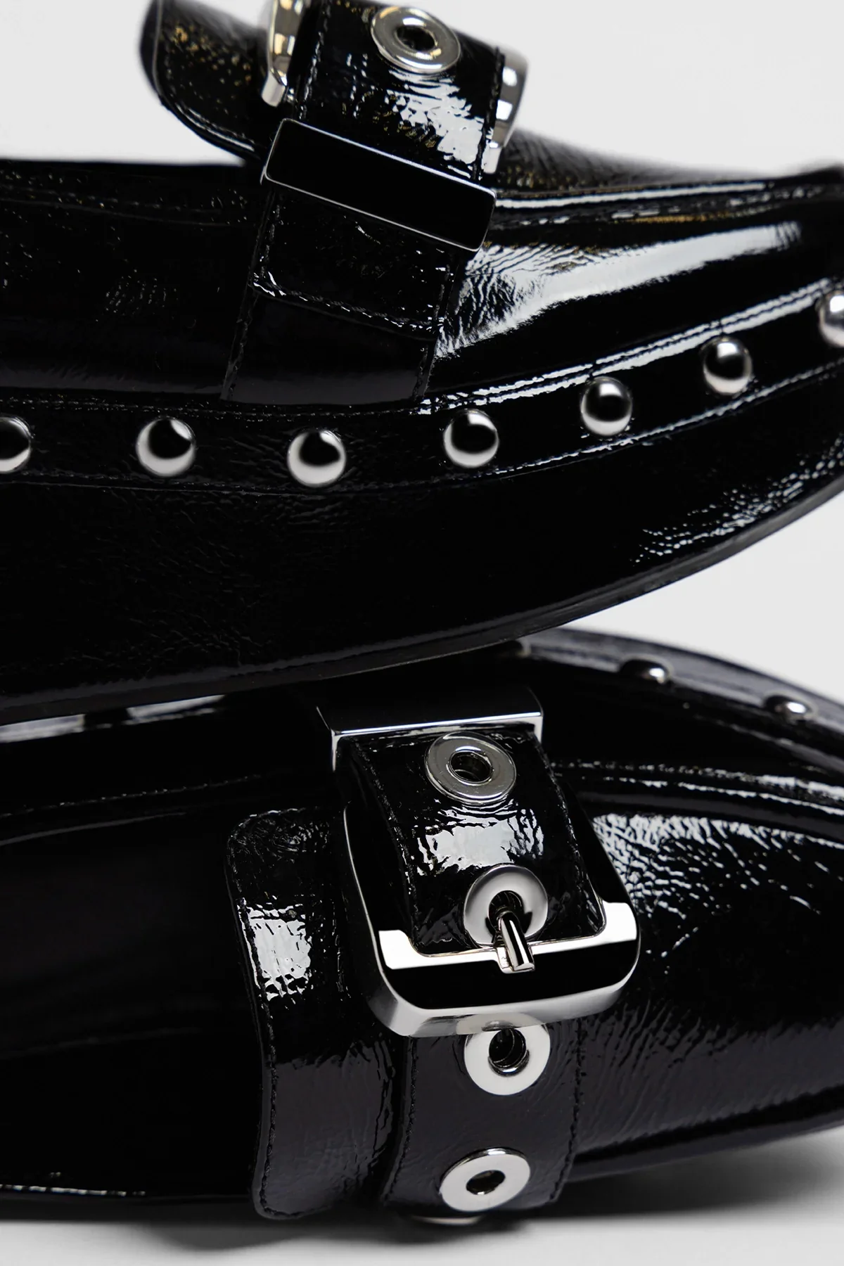 Mocassim Flatform Stewart Couro Verniz Preto - Image 4