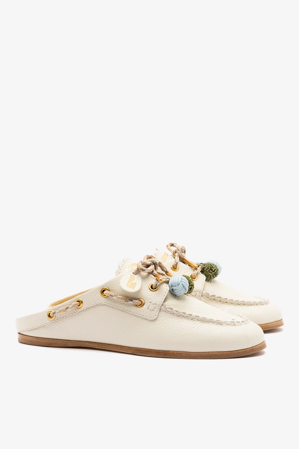 Mule Cyprus Couro Off White - Image 3