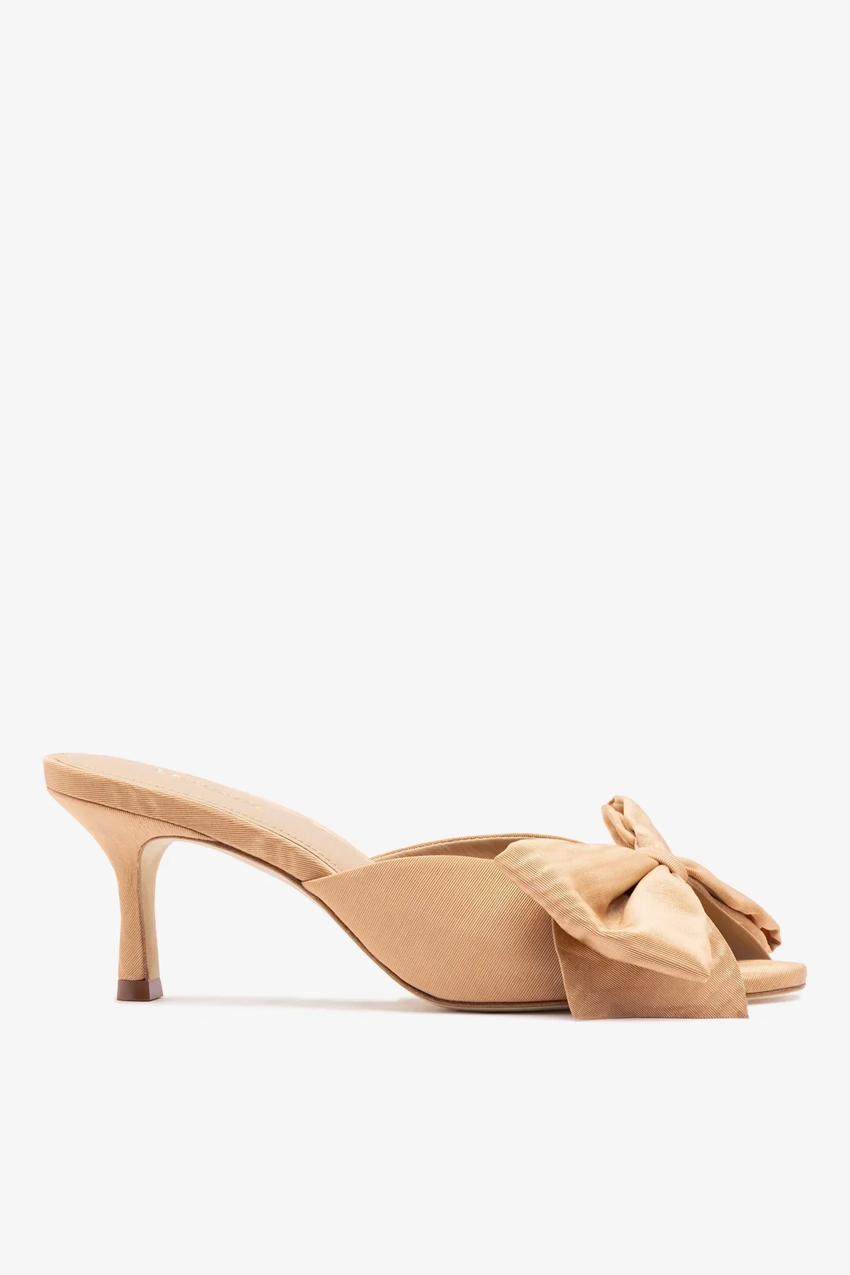 Mule Peep Toe Elle Seda Bege