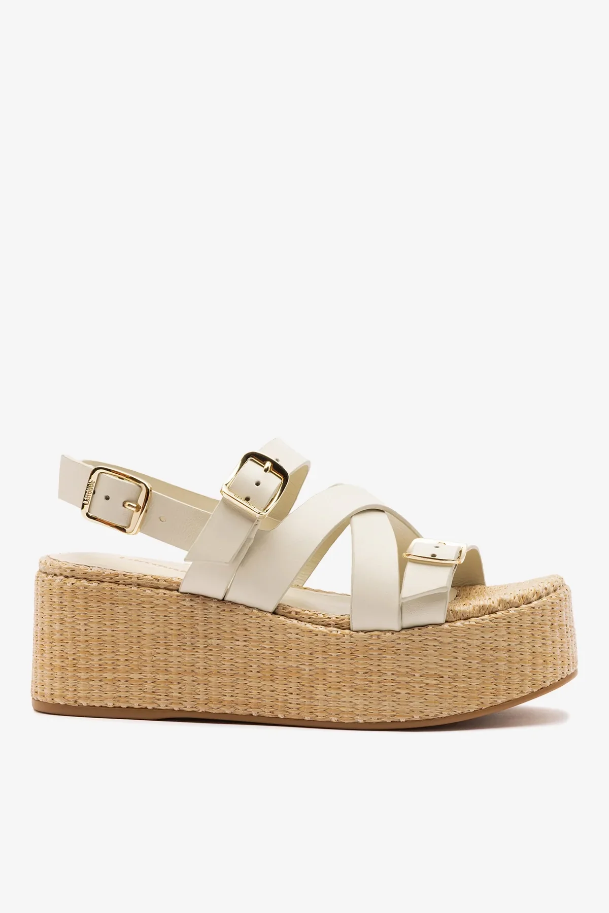 Flatform Patti Couro Off White