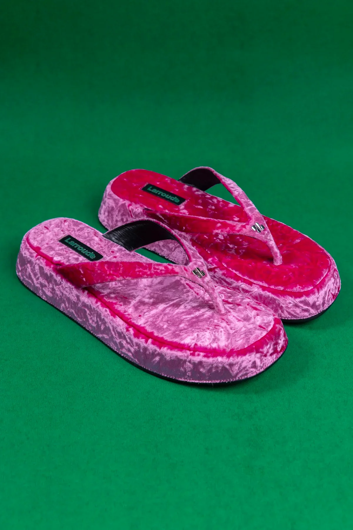 Sandália Roxy Veludo Rosa - Image 6