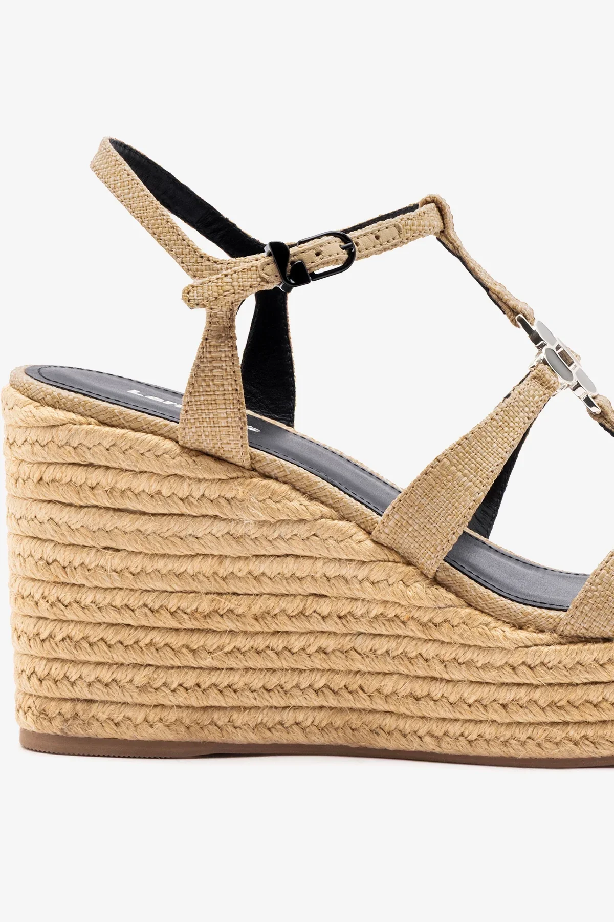 Sandália Espadrille Hana Ráfia Bege - Image 4