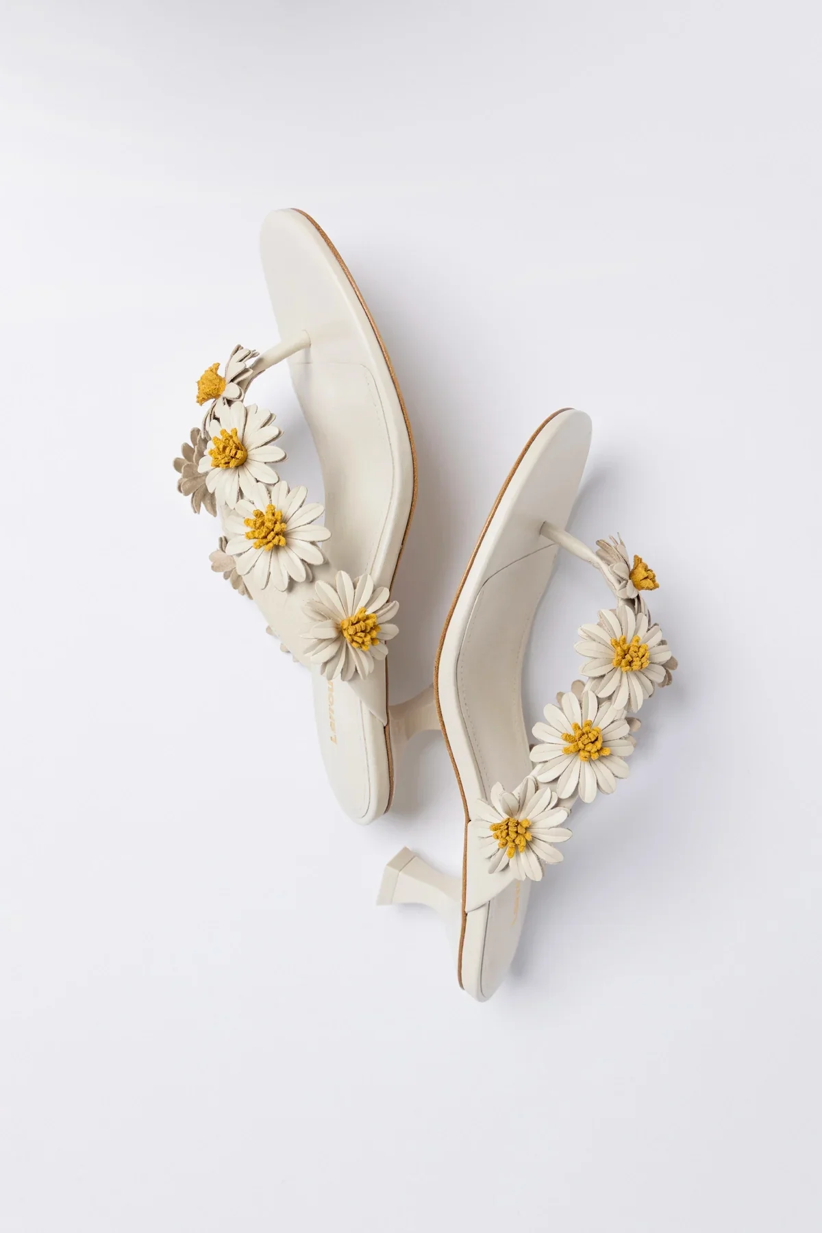 Mule Fiore Couro Off White - Image 6
