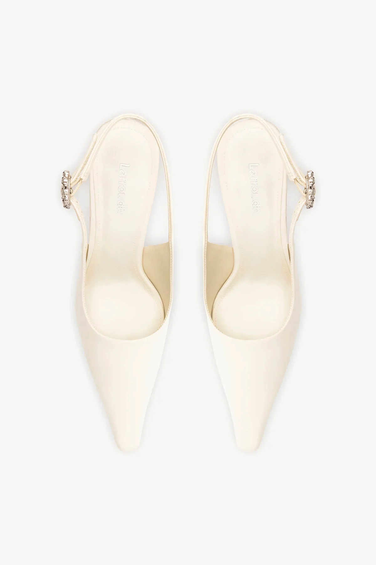 Slingback Carine Cetim Branco - Image 6