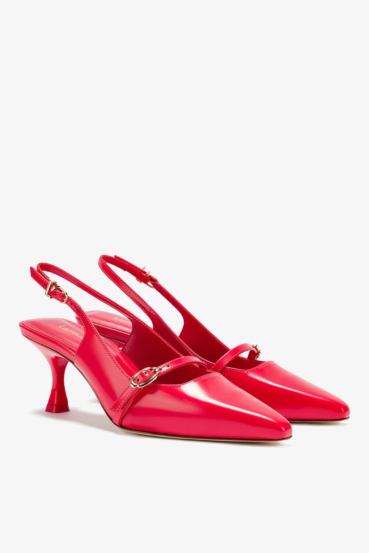 Slingback Ines Couro Vermelho - Image 3