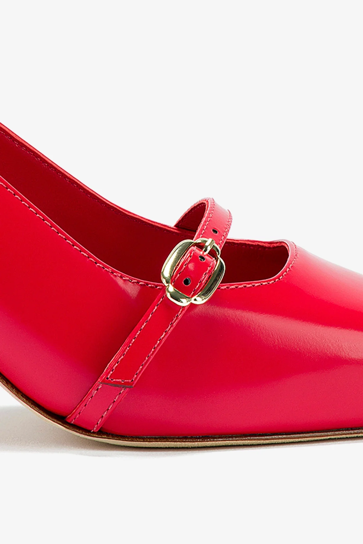 Slingback Ines Couro Vermelho - Image 4