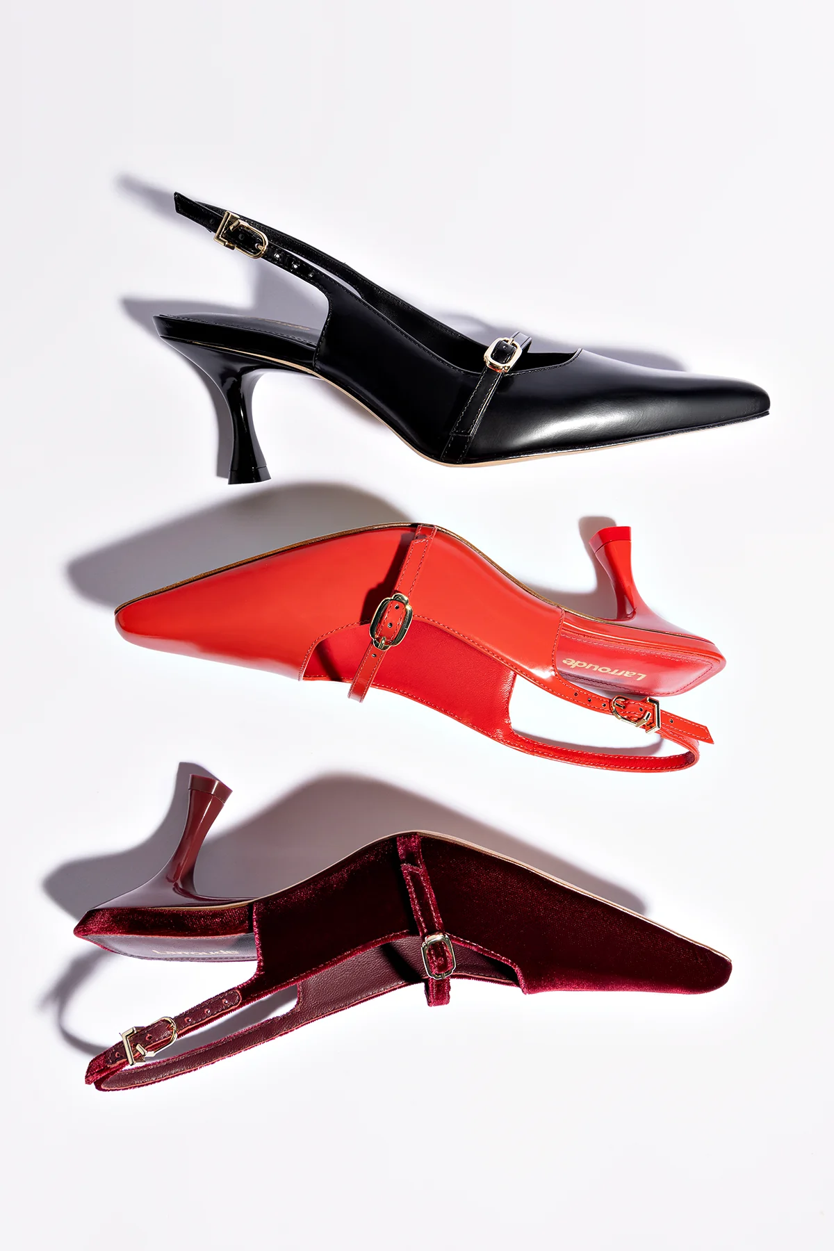 Slingback Ines Couro Vermelho - Image 5