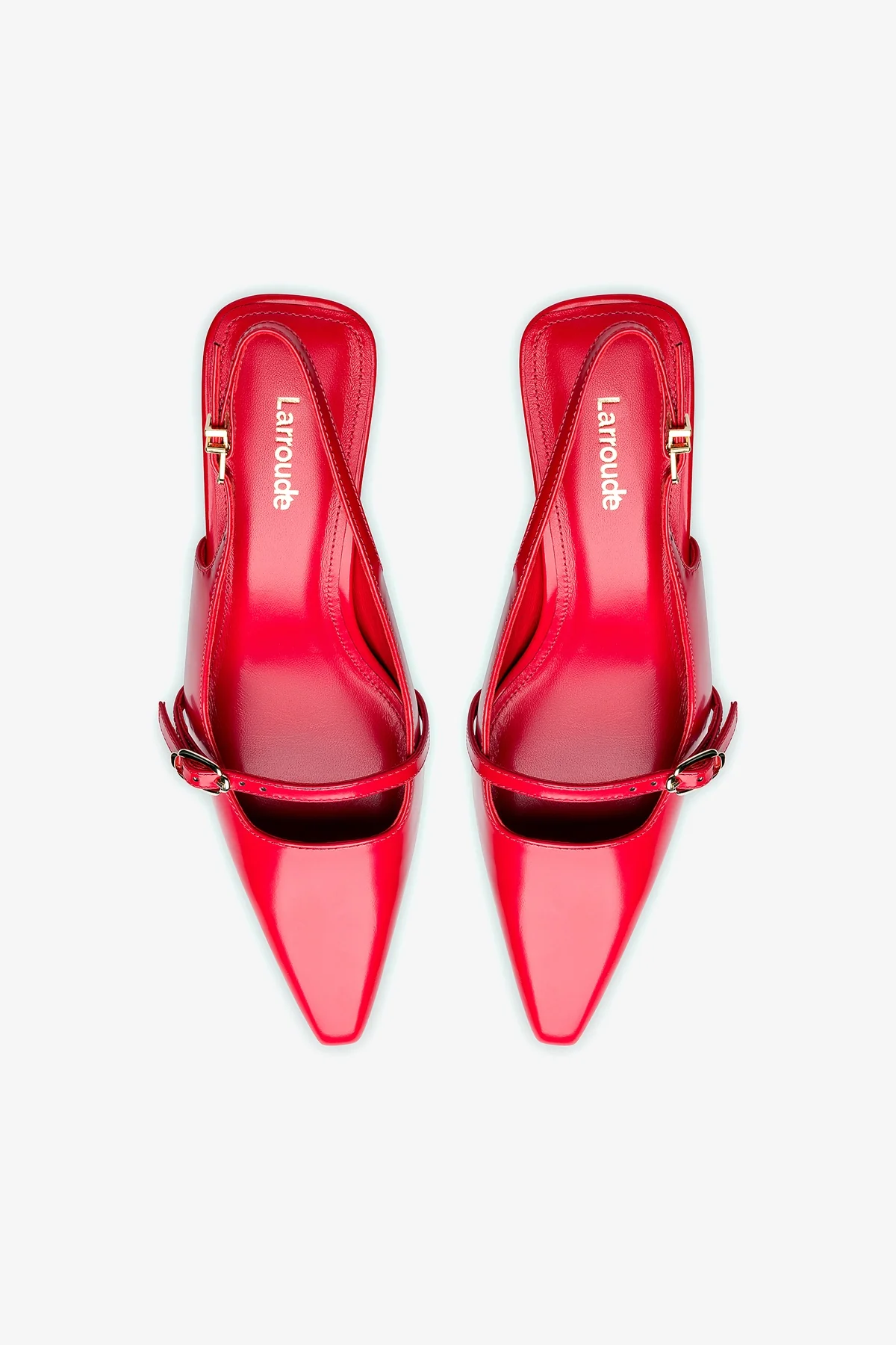 Slingback Ines Couro Vermelho - Image 7