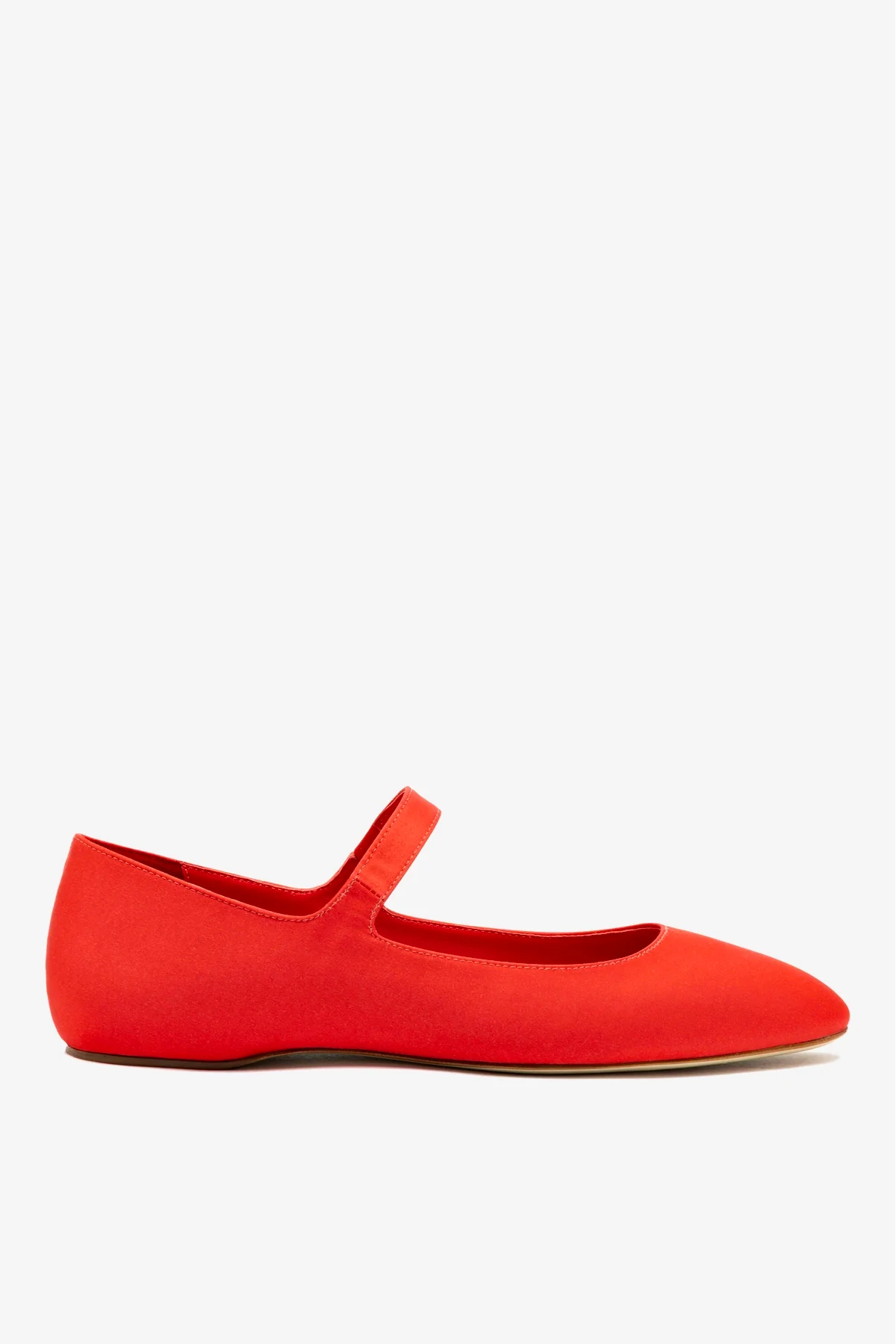 Larroudé By Nicolò B.: Sapatilha Maria Cetim Vermelho