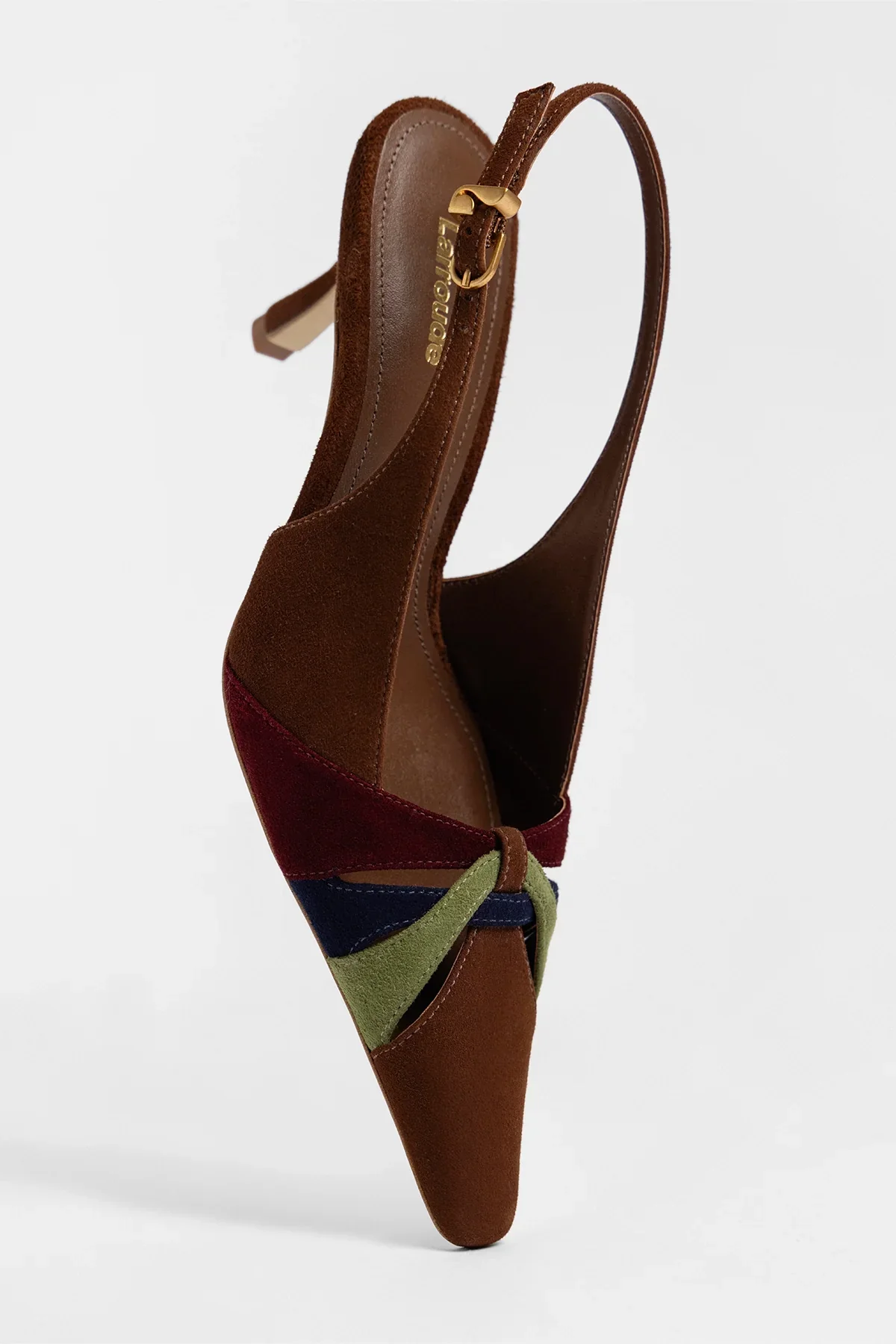 Slingback Kirstin Camurça Marrom - Image 3
