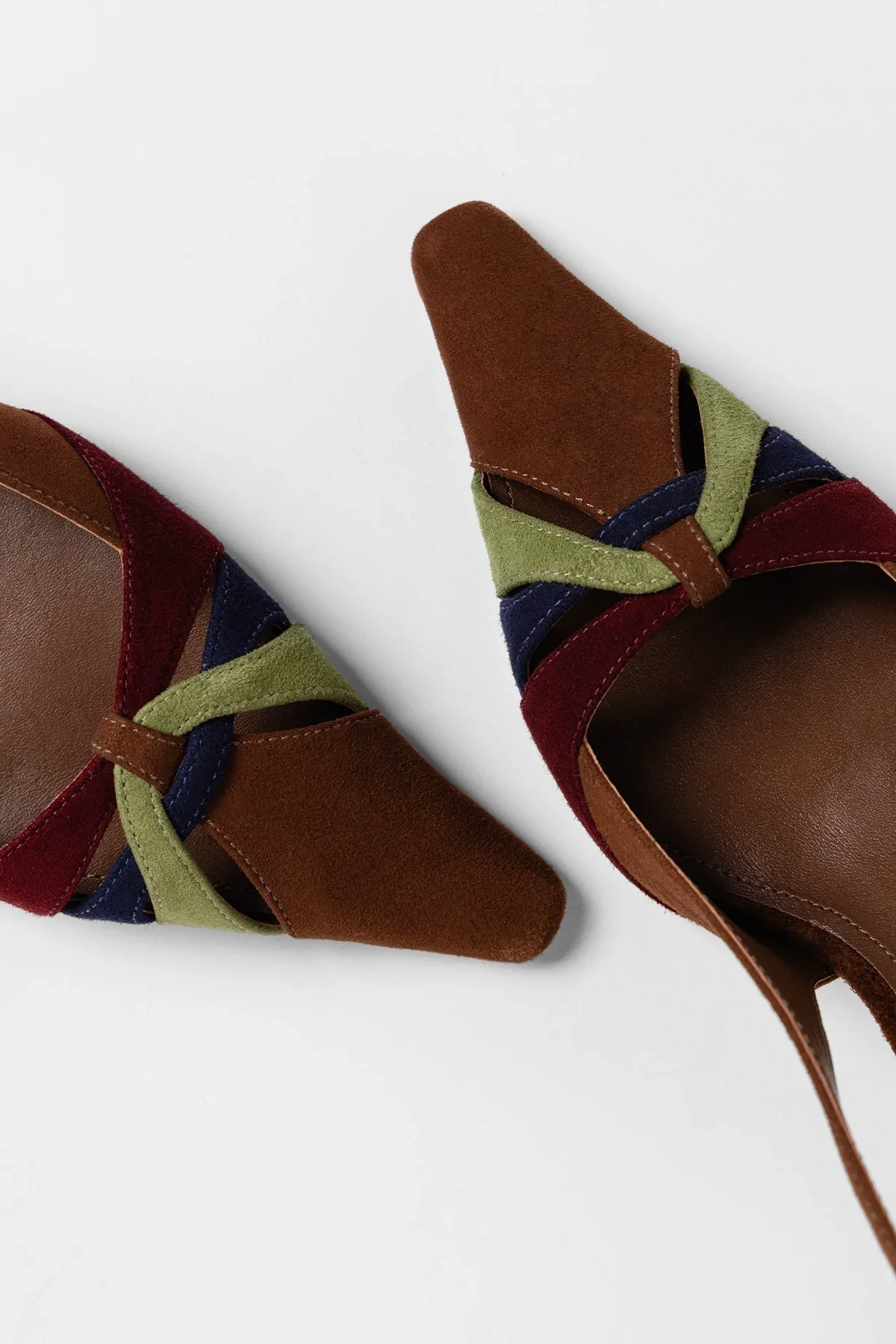 Slingback Kirstin Camurça Marrom - Image 4