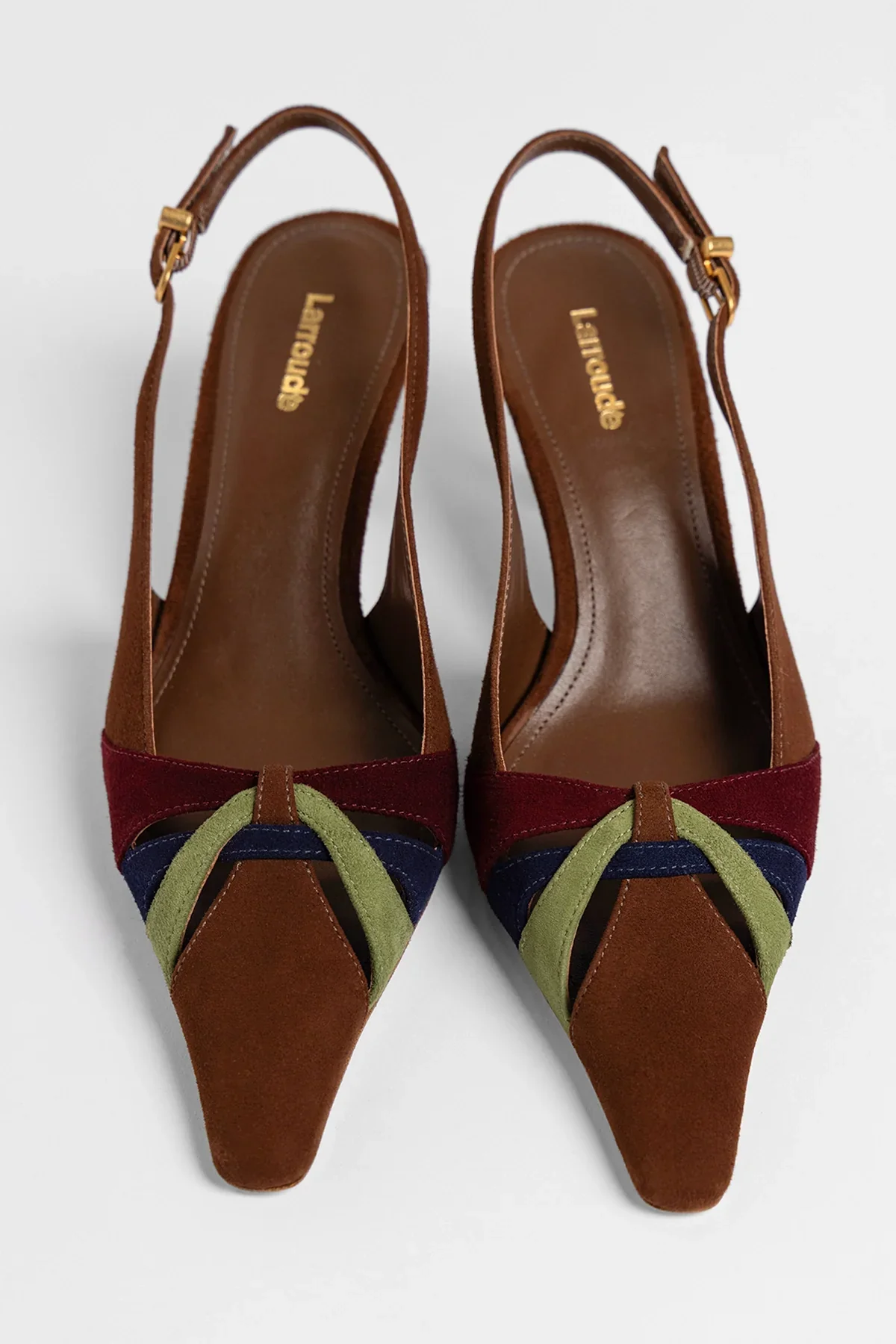 Slingback Kirstin Camurça Marrom - Image 5