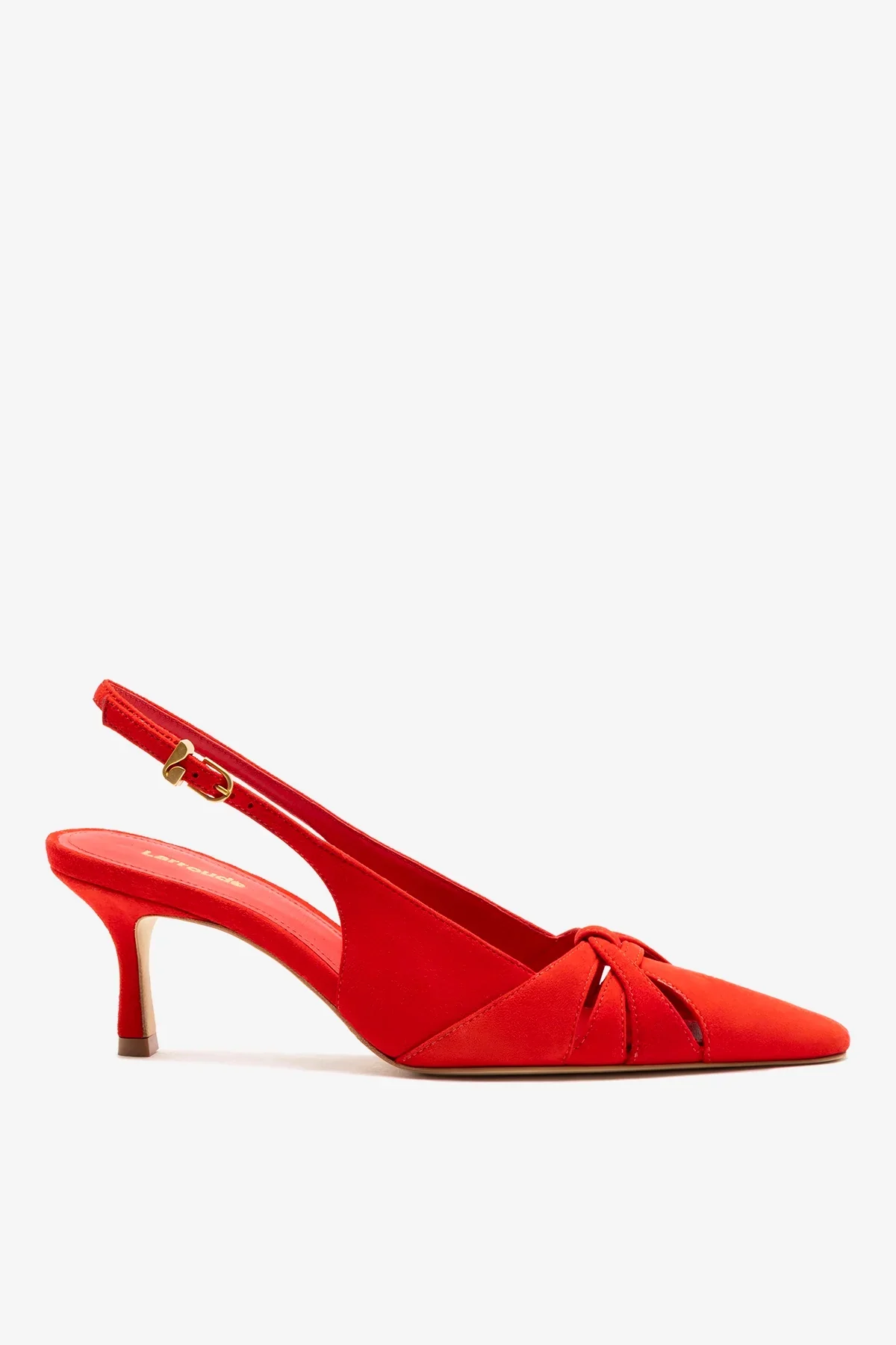 Slingback Kirstin Camurça Vermelho