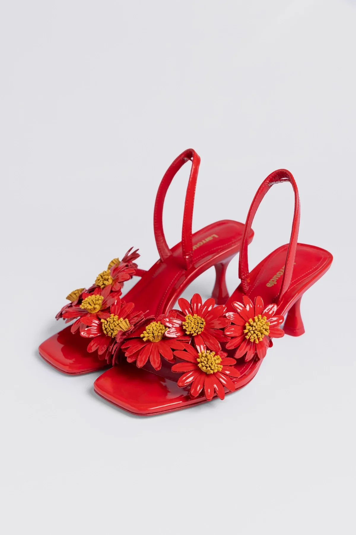 Sandália Fiore Couro Verniz Vermelho - Image 5